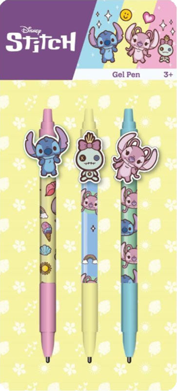 Set 3 stylos STITCH
