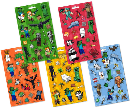 Set de stickers Minecraft