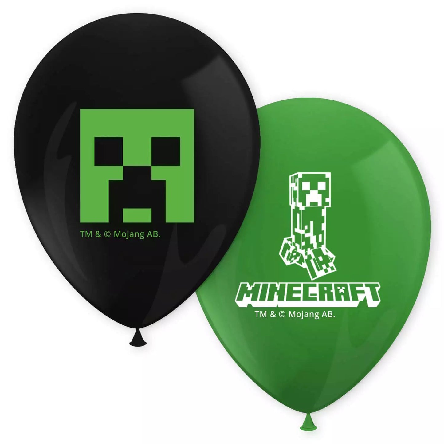 sachet de 8 ballons Minecraft