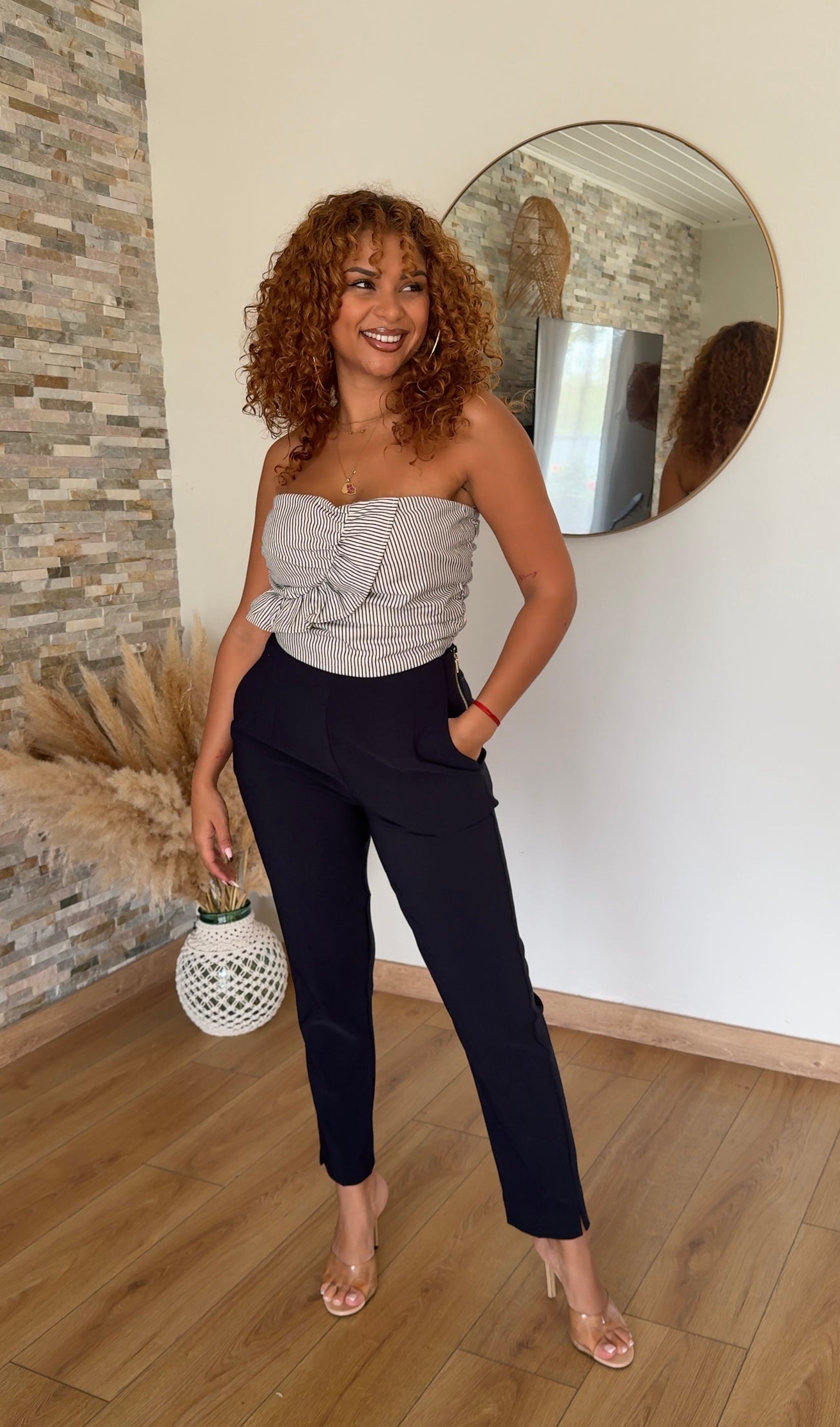 Bustier rayé