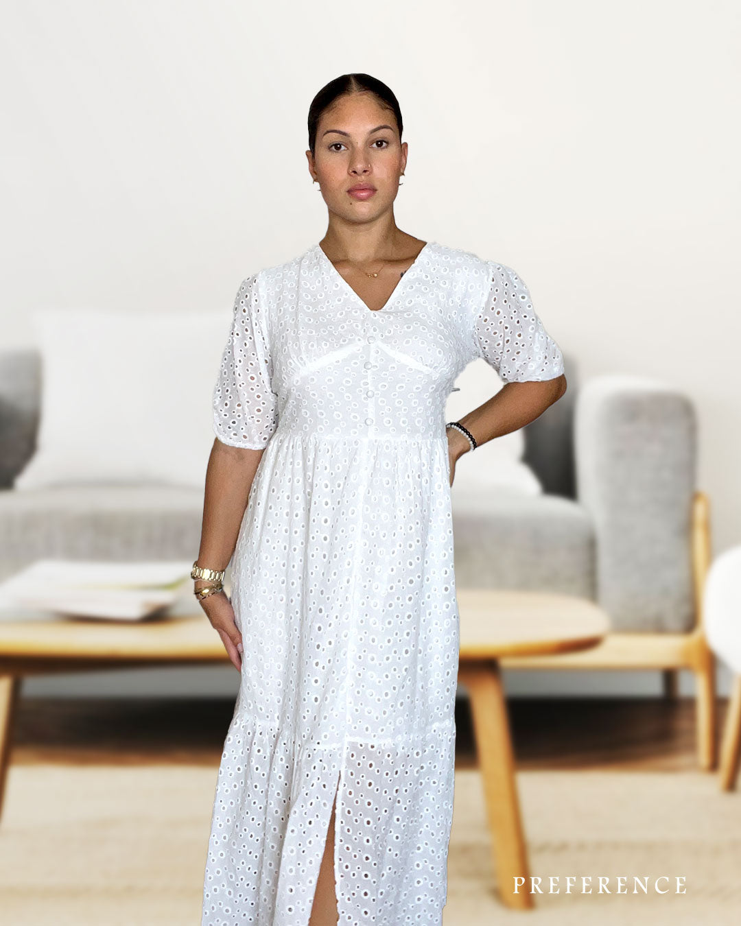 Robe broderie anglaise 6397